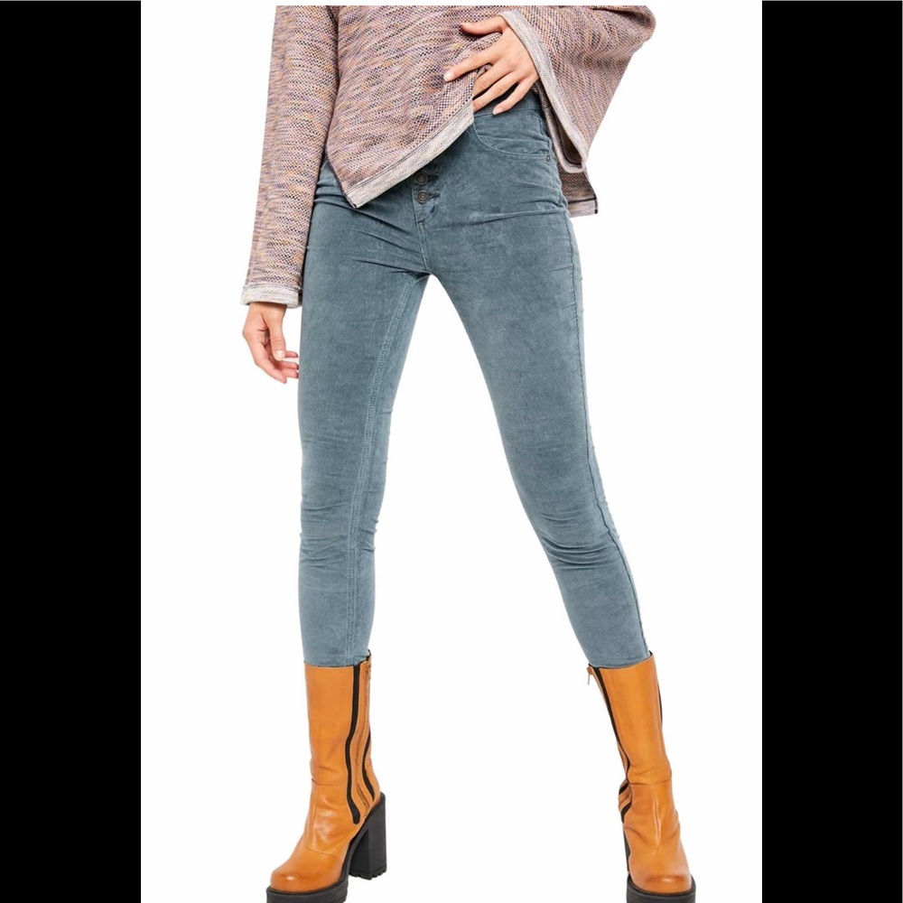 Free People Sunchaser Corduroy Skinny Pants
